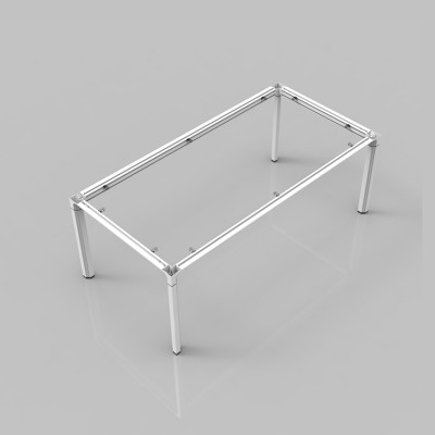 Appealing your modern design steel frame 8 person meeting table office metal frame