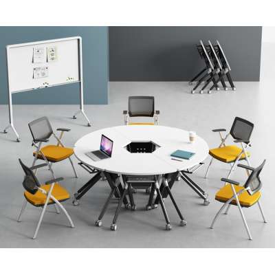 modular office folding training table foldable conference desk meeting table design